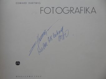 HARTWIG EDWARD - Fotografika [egzemplarz z autografem]