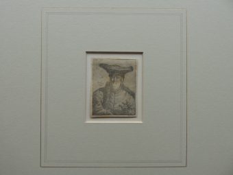 NORBLIN de la GOURDAINE JAN PIOTR - Portret kobiety [akwaforta]