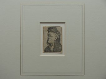 NORBLIN de la GOURDAINE JAN PIOTR - Portret mężczyzny [akwaforta]