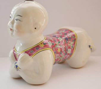 Zagłówek do palenia opium [porcelana, Chiny]