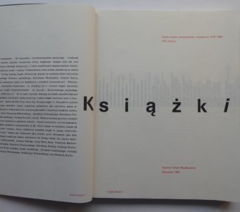 RYPSON PIOTR - Książki i strony. Polska książka awangardowa i artystyczna 1919-1992
