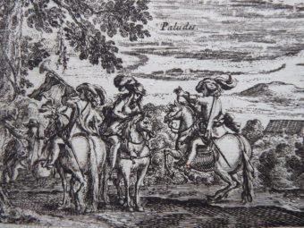 PUFENDORF SAMUEL, DAHLBERGH ERIK - Bitwa pod Filipowem w 1656 r. [miedzioryt]