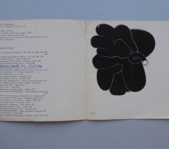 LACHOWICZ ANDRZEJ - Wystawa prac [katalog z autorskimi notatkami]