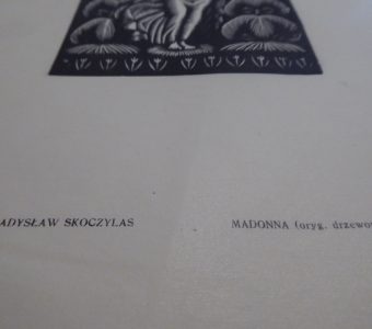 SKOCZYLAS WŁADYSŁAW - Madonna [drzeworyt]