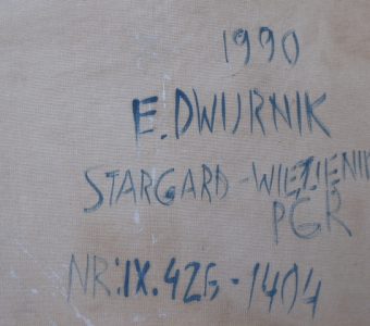 DWURNIK EDWARD - Stargard Szcz [olej na płótnie]