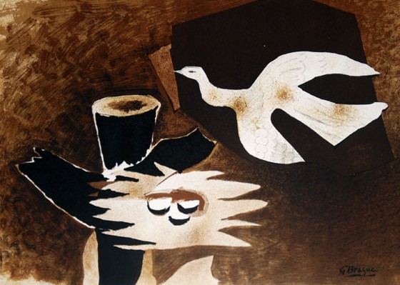 BRAQUE GEORGES Ptak i jego gniazdo [litografia]