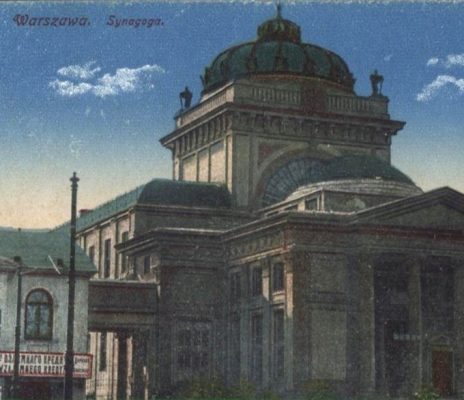 Synagoga w Warszawie [pocztówka]