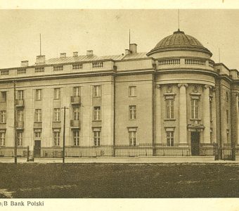 Brześć n/B. Bank Polski [pocztówka]