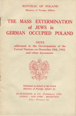 The mass extermination of Jews in German occupied Poland