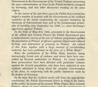 The mass extermination of Jews in German occupied Poland