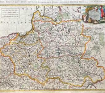 SCHENK PETER - Mapa Polski [Estats de Pologne subdivises suivant Lestendue des Palatinats]