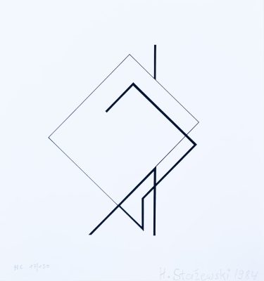 STAŻEWSKI HENRYK Kompozycja geometryczna [serigrafia, sygnowana] 3
