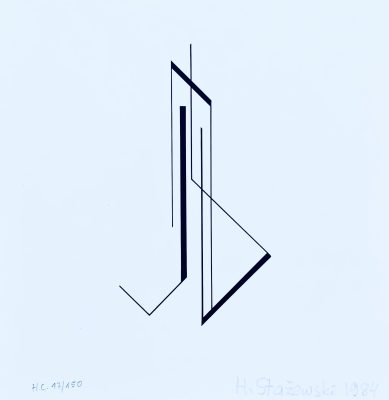 STAŻEWSKI HENRYK Kompozycja geometryczna [serigrafia, sygnowana] 1