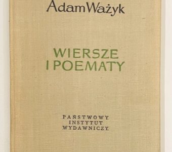 WAŻYK ADAM - Wiersze i poematy [ autograf !]