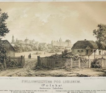 ORDA NAPOLEON - Firlejowszczyzna pod Lublinem [litografia]