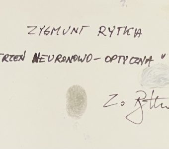 RYTKA ZYGMUNT - Przestrzeń neuronowo-optyczna [vintage print]