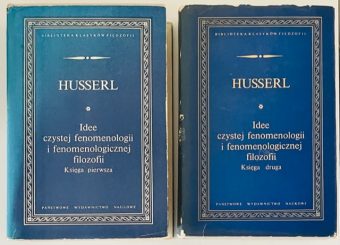 HUSSERL EDMUND - Idee czystej fenomenologii, t. 1-2